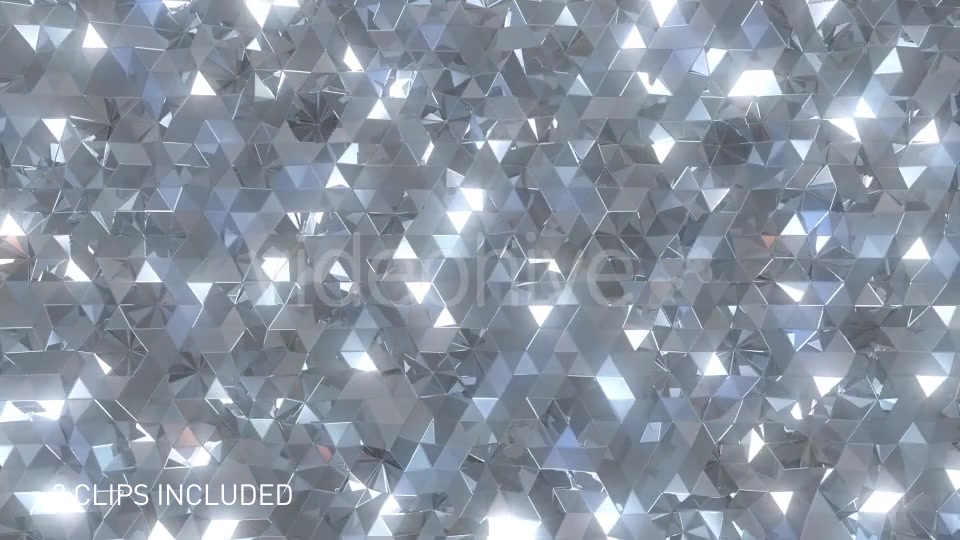 Glossy Reflective Silver Triangles Videohive 20709819 Motion Graphics Image 5