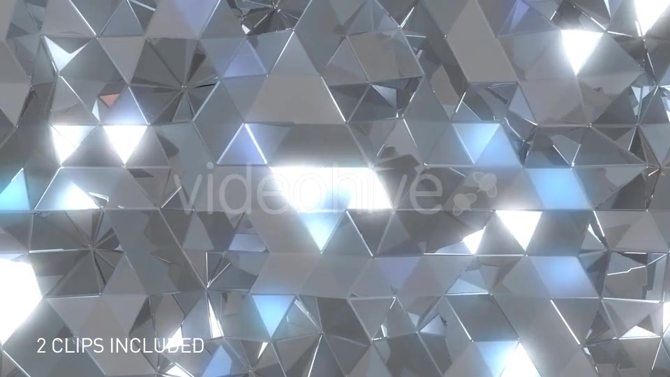 Glossy Reflective Silver Triangles Videohive 20709819 Motion Graphics Image 8