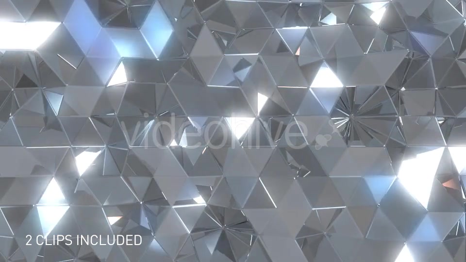 Glossy Reflective Silver Triangles Videohive 20709819 Motion Graphics Image 9