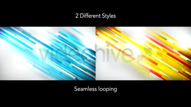 Glossy Stripe Lines Move on Bright Backdrop Loop Videohive 4659923 Motion Graphics Image 1