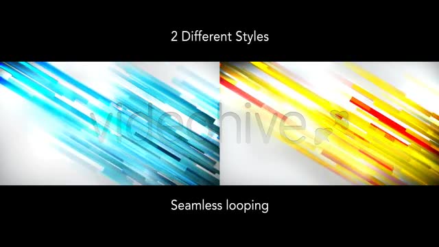 Glossy Stripe Lines Move on Bright Backdrop Loop Videohive 4659923 Motion Graphics Image 2