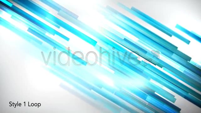 Glossy Stripe Lines Move on Bright Backdrop Loop Videohive 4659923 Motion Graphics Image 5