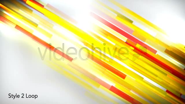 Glossy Stripe Lines Move on Bright Backdrop Loop Videohive 4659923 Motion Graphics Image 7