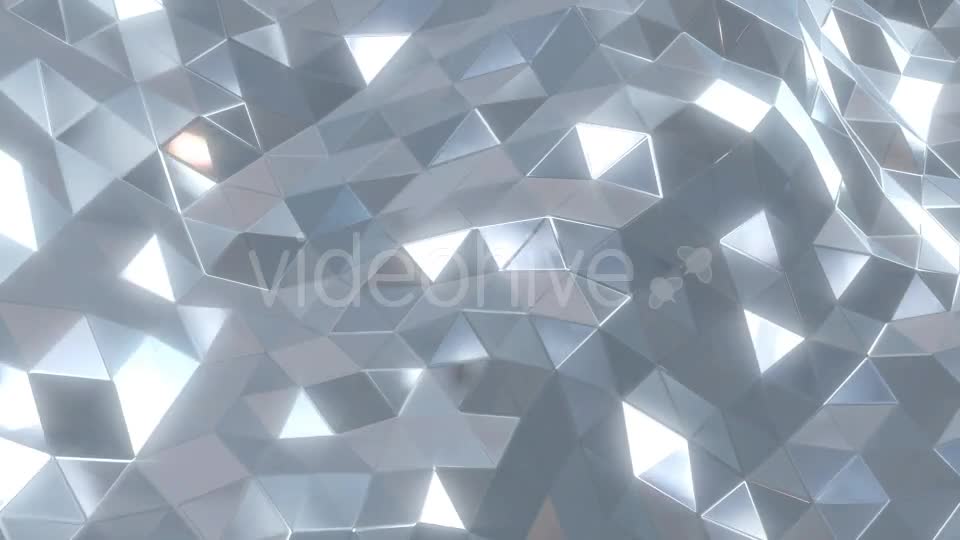 Glossy Triangles Waves Videohive 20741305 Motion Graphics Image 1