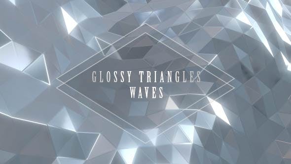 Glossy Triangles Waves - 20741305 Download Videohive