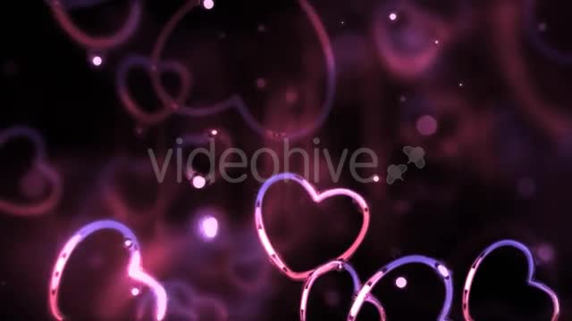 Glossy Valentines Hearts Videohive 10140717 Motion Graphics Image 1