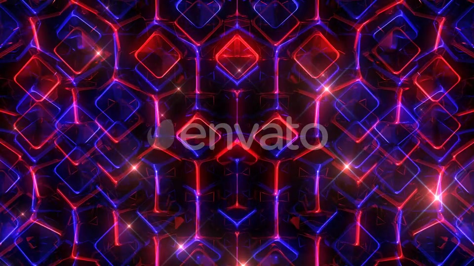 Glowing Blue And Red Cubes Videohive 22198891 Motion Graphics Image 5