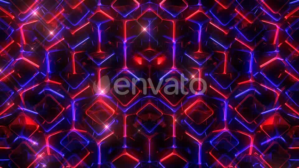 Glowing Blue And Red Cubes Videohive 22198891 Motion Graphics Image 8