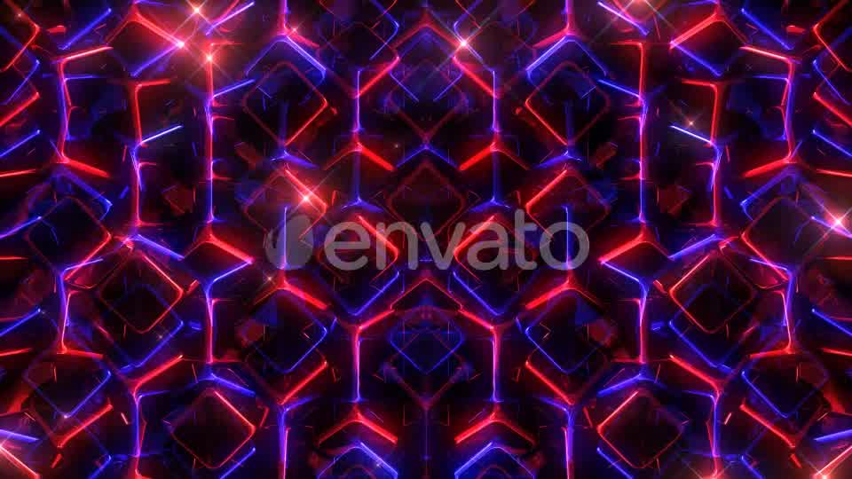 Glowing Blue And Red Cubes Videohive 22198891 Motion Graphics Image 9