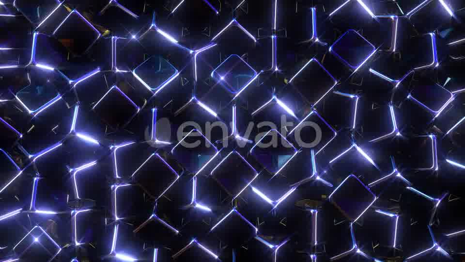 Glowing Blue Cubes Videohive 22198977 Motion Graphics Image 12