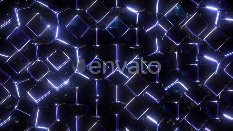 Glowing Blue Cubes Videohive 22198977 Motion Graphics Image 5