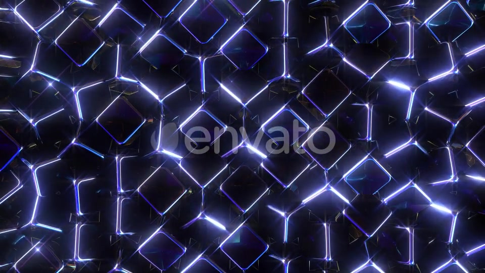 Glowing Blue Cubes Videohive 22198977 Motion Graphics Image 6