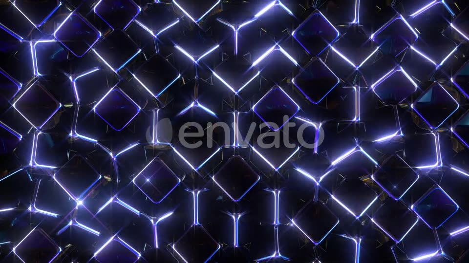 Glowing Blue Cubes Videohive 22198977 Motion Graphics Image 7