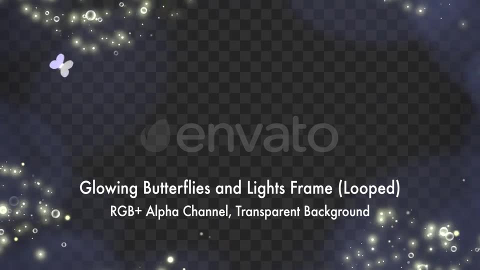 Glowing Butterflies and Lights Frame Videohive 22260032 Motion Graphics Image 2