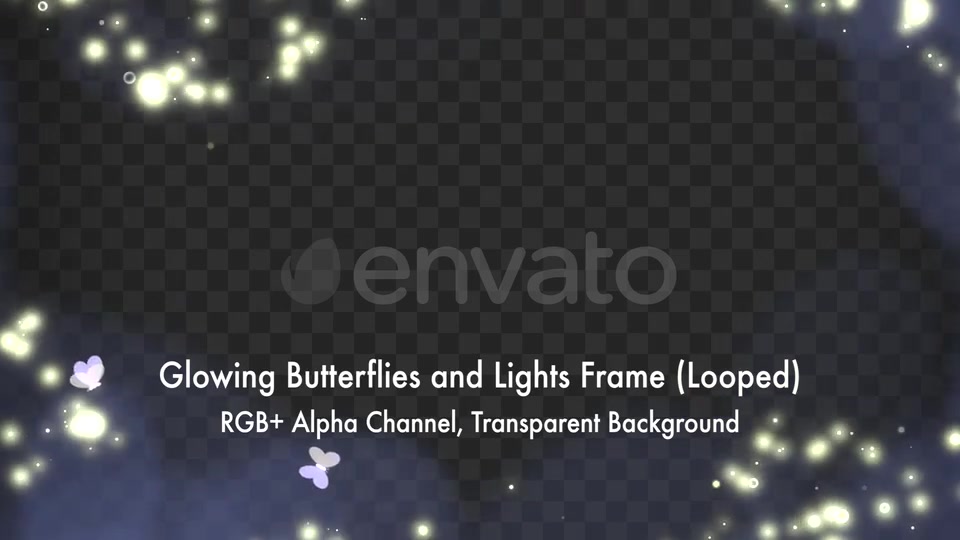 Glowing Butterflies and Lights Frame Videohive 22260032 Motion Graphics Image 3