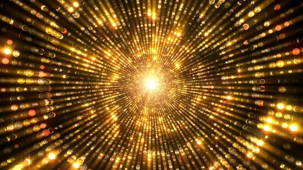 Glowing Golden Spheres - Download 22973275 Videohive