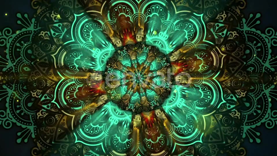 Glowing Mandala Videohive 23620628 Motion Graphics Image 3