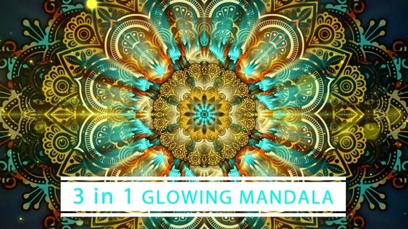 Glowing Mandala - Download 23620628 Videohive