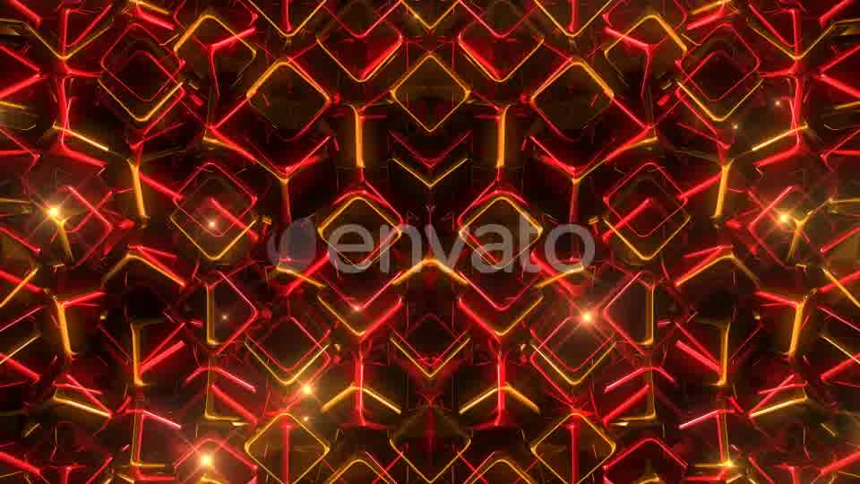 Glowing Red And Yellow Squares Videohive 22198931 Motion Graphics Image 10