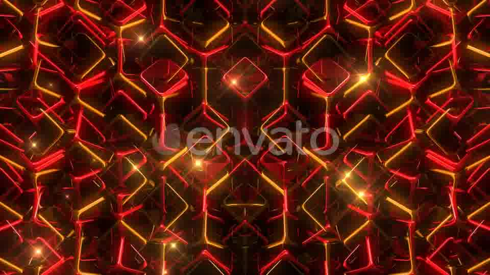 Glowing Red And Yellow Squares Videohive 22198931 Motion Graphics Image 12