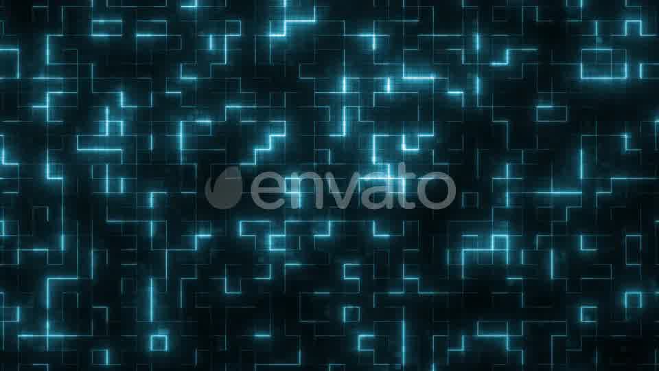 Glowing Technology Maze Loop 4K Videohive 24009183 Motion Graphics Image 10