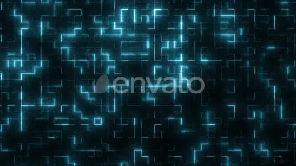 Glowing Technology Maze Loop 4K Videohive 24009183 Motion Graphics Image 12