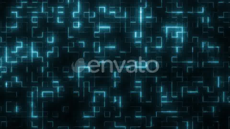 Glowing Technology Maze Loop 4K Videohive 24009183 Motion Graphics Image 13