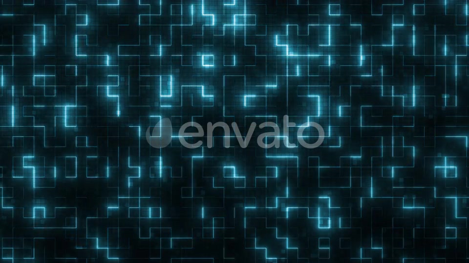 Glowing Technology Maze Loop 4K Videohive 24009183 Motion Graphics Image 3