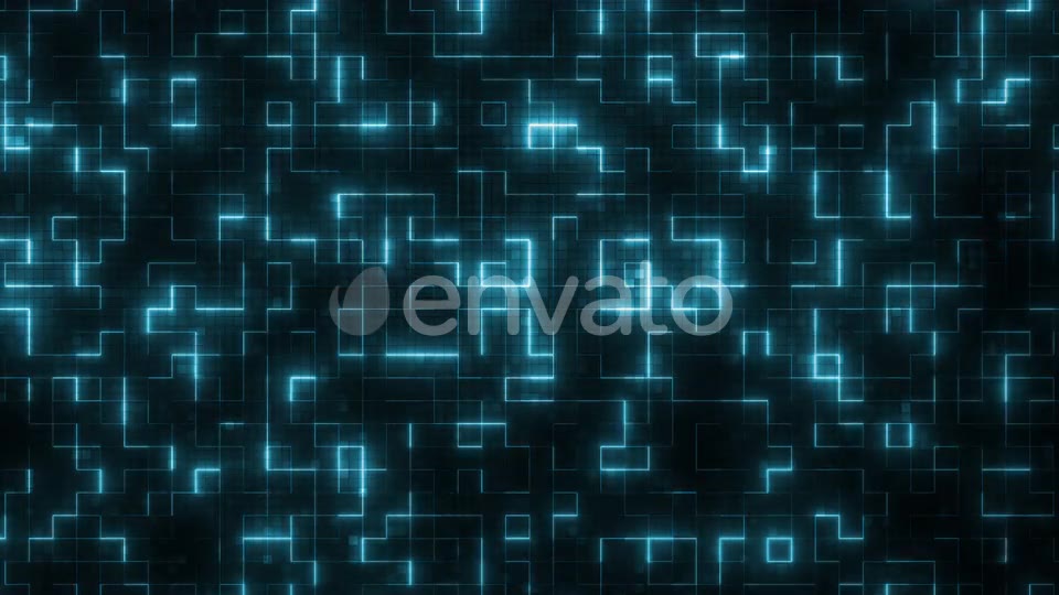 Glowing Technology Maze Loop 4K Videohive 24009183 Motion Graphics Image 6