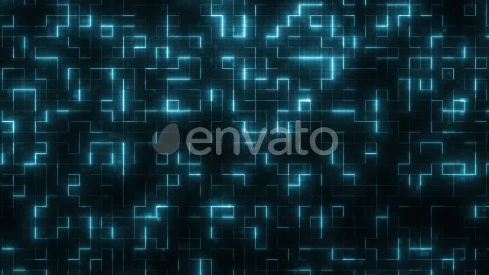 Glowing Technology Maze Loop 4K Videohive 24009183 Motion Graphics Image 8