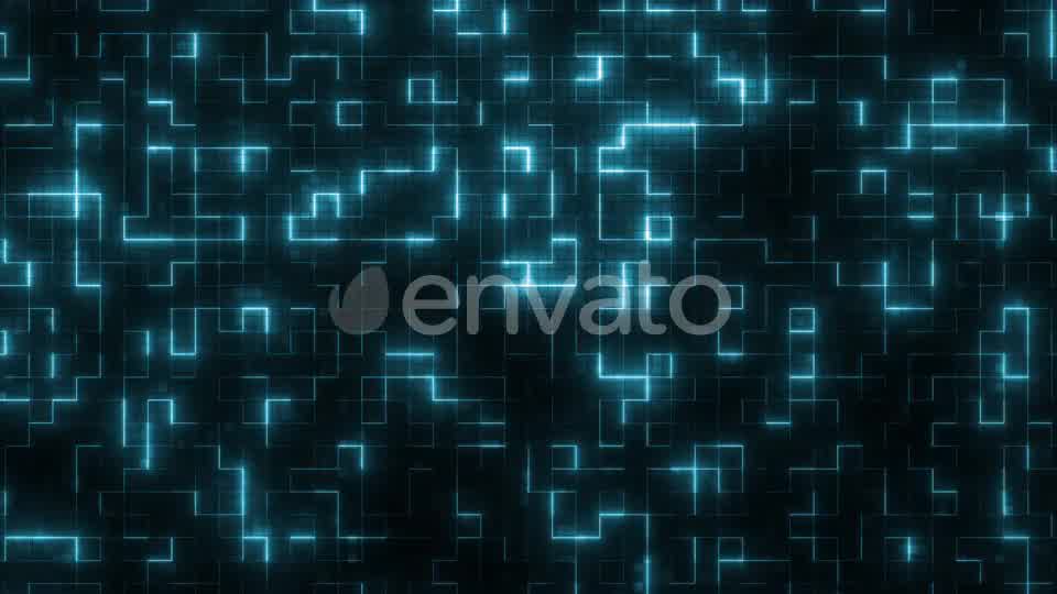 Glowing Technology Maze Loop 4K Videohive 24009183 Motion Graphics Image 9