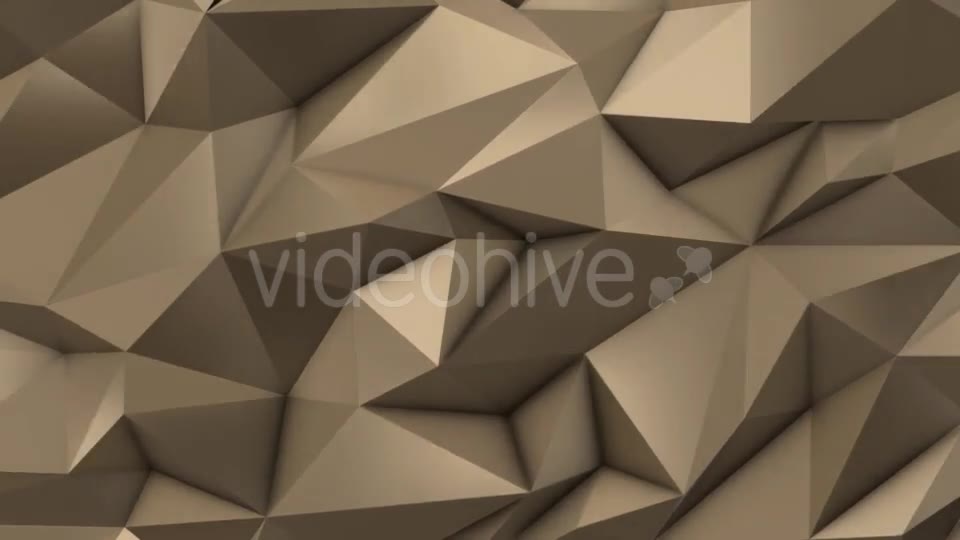 Gold Abstract Low Poly Triangle Field Videohive 21513762 Motion Graphics Image 2