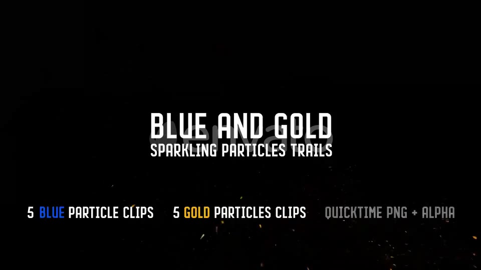 Gold and Blue Particles Trails Videohive 23004498 Motion Graphics Image 2