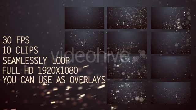 Gold Atmospheric Particles Vol.1 Videohive 15802146 Motion Graphics Image 1
