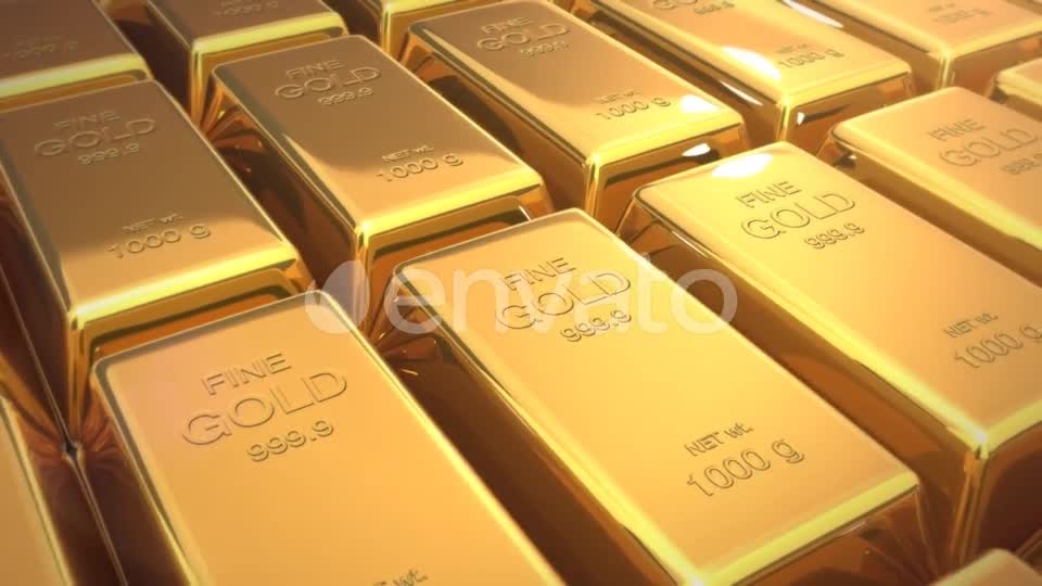 Gold Bars Videohive 22378684 Motion Graphics Image 1