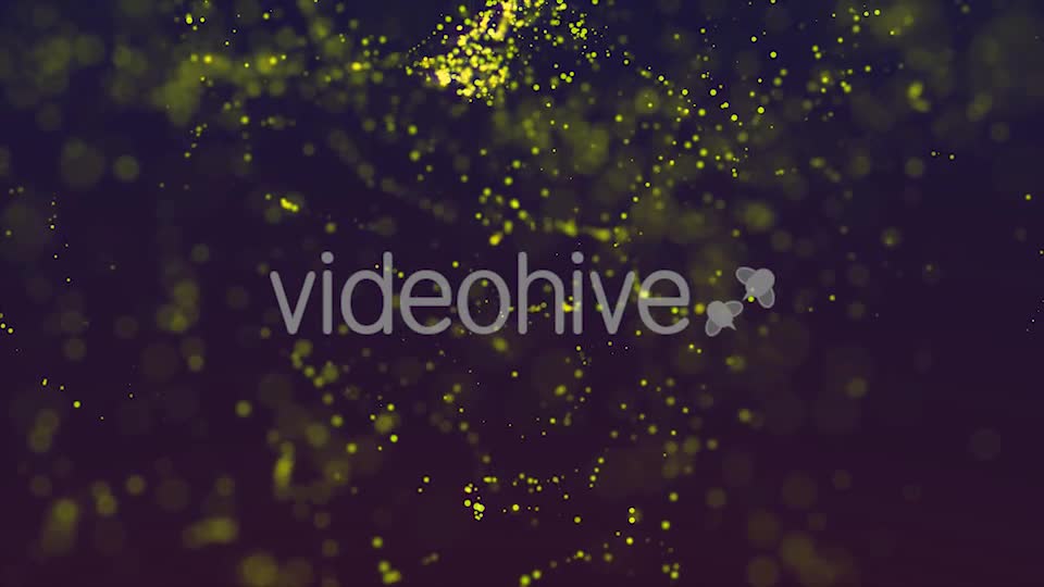 Gold Bokehs and Particles Loop Background Videohive 20541649 Motion Graphics Image 1