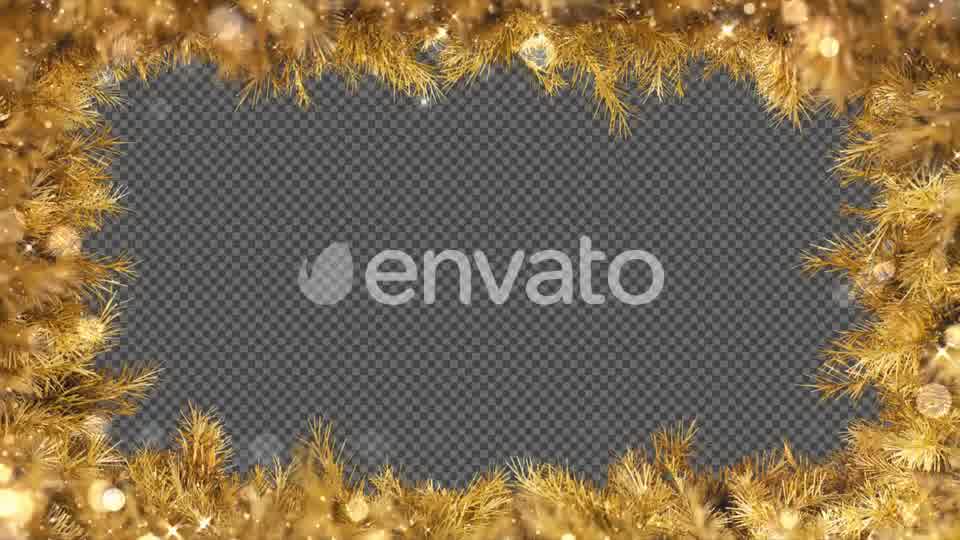 Gold Christmas Frame Videohive 23027039 Motion Graphics Image 10