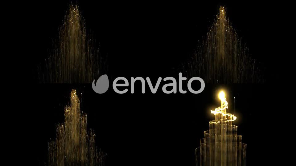 Gold Christmas Tree Videohive 22809835 Motion Graphics Image 2