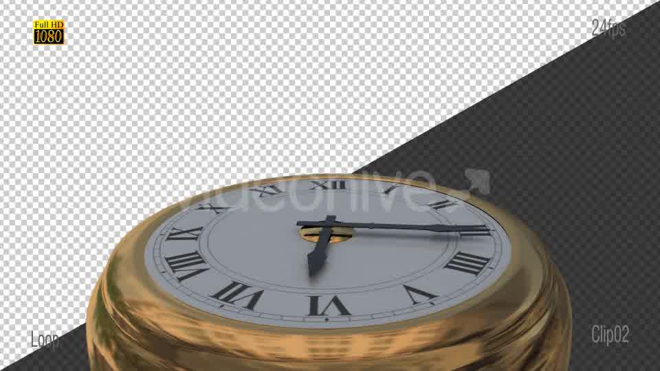 Gold Clock Videohive 19292534 Motion Graphics Image 10