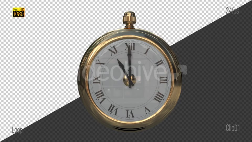 Gold Clock Videohive 19292534 Motion Graphics Image 6