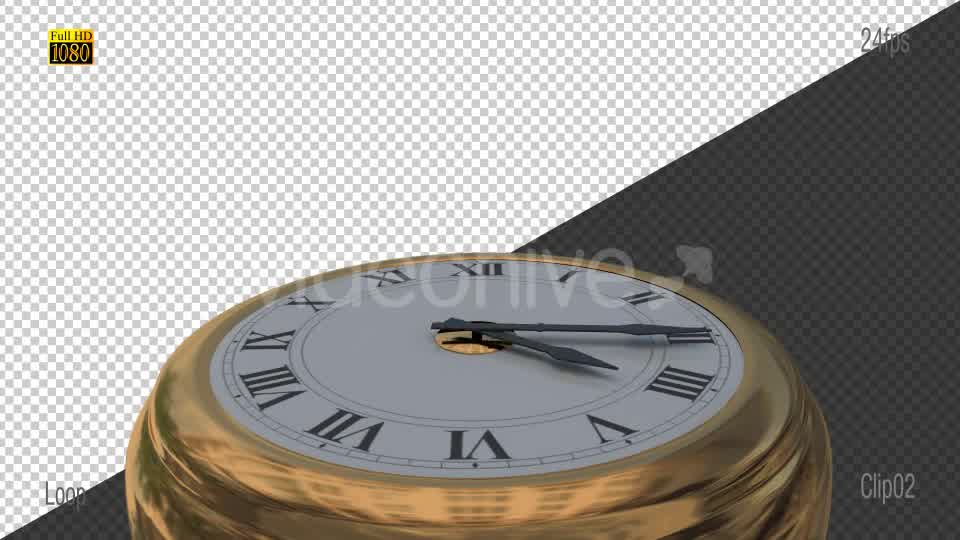 Gold Clock Videohive 19292534 Motion Graphics Image 9
