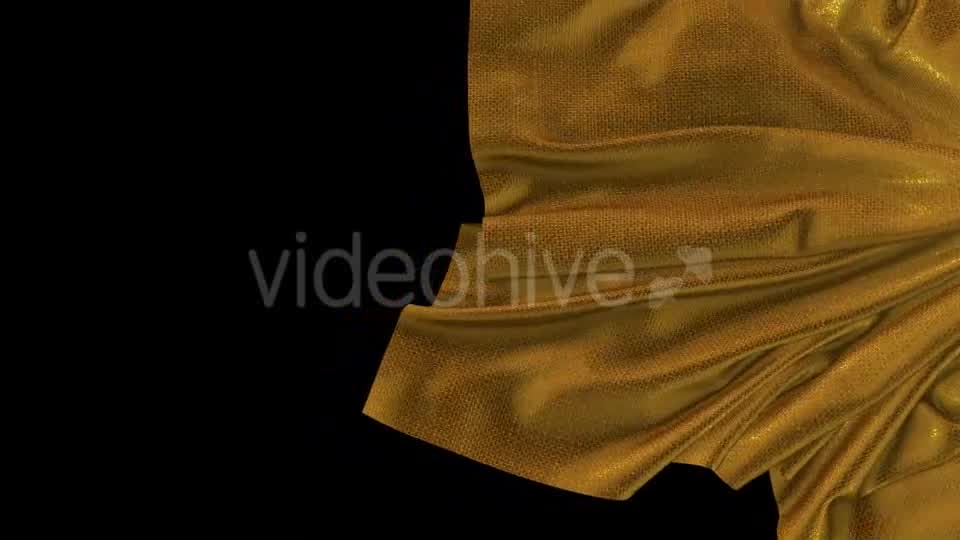 Gold Cloth Reveal 3 Videohive 17936341 Motion Graphics Image 7