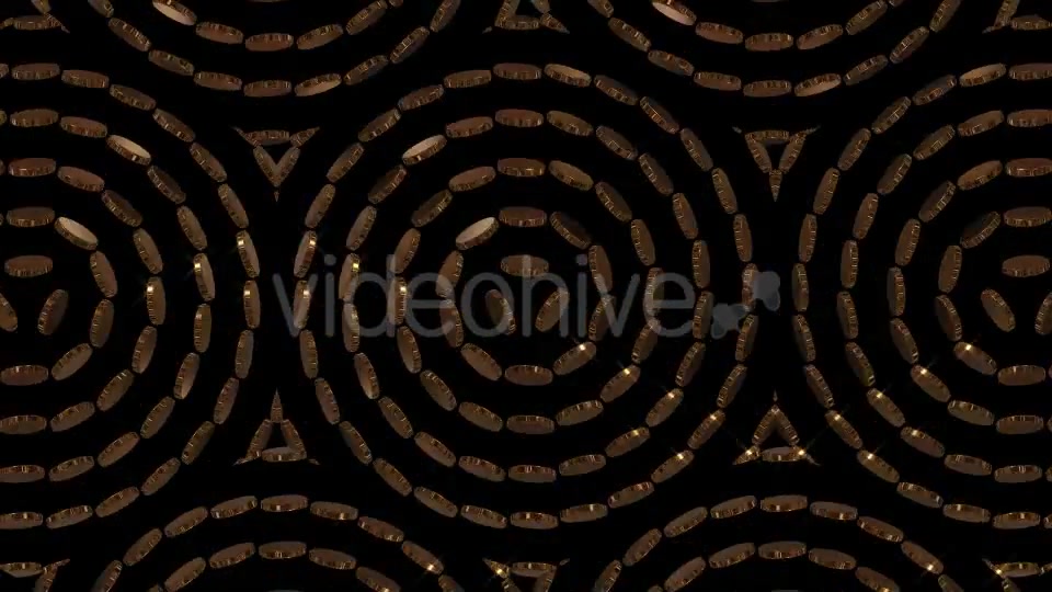 Gold Coins Kaleidoscope Videohive 20233453 Motion Graphics Image 3
