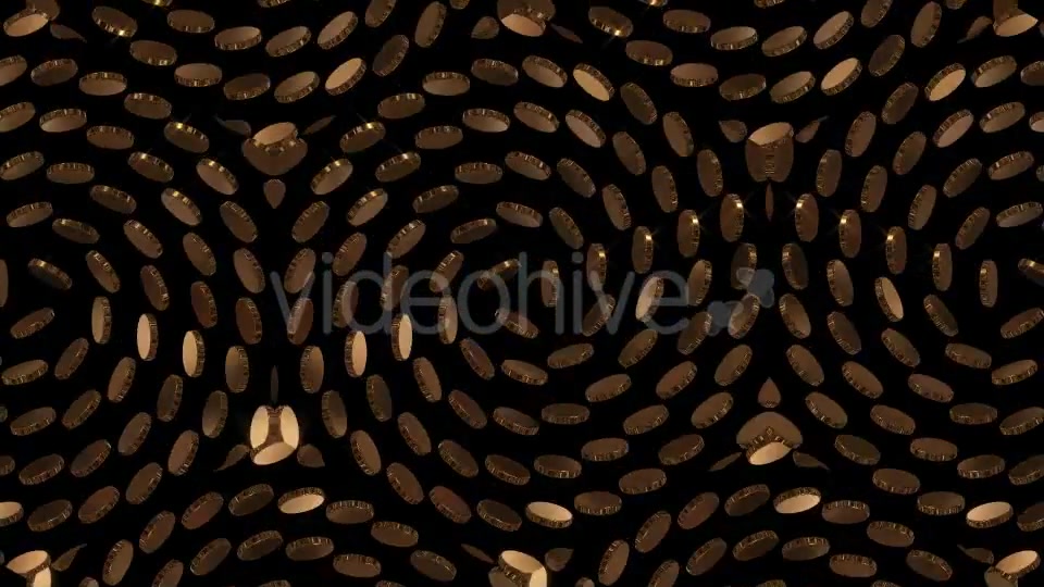 Gold Coins Kaleidoscope Videohive 20233453 Motion Graphics Image 5