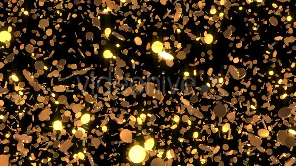 Gold Coins Loop Background Videohive 21385450 Motion Graphics Image 2
