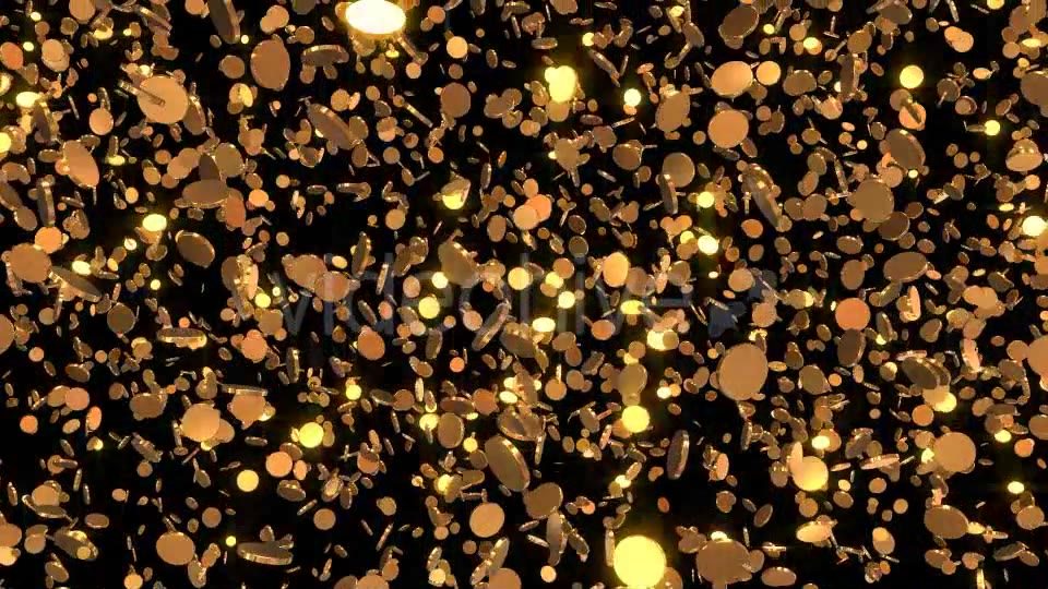 Gold Coins Loop Background Videohive 21385450 Motion Graphics Image 4