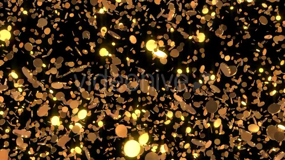 Gold Coins Loop Background Videohive 21385450 Motion Graphics Image 6