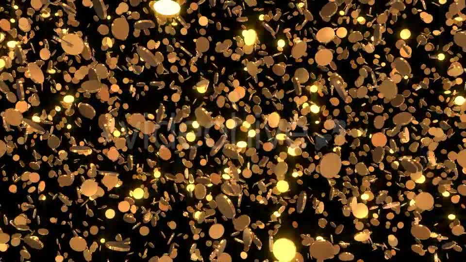 Gold Coins Loop Background Videohive 21385450 Motion Graphics Image 8