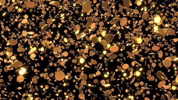 Gold Coins Loop Background - Videohive 21385450 Download