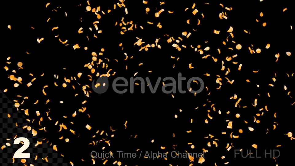 Gold Confetti Videohive 21991182 Motion Graphics Image 5